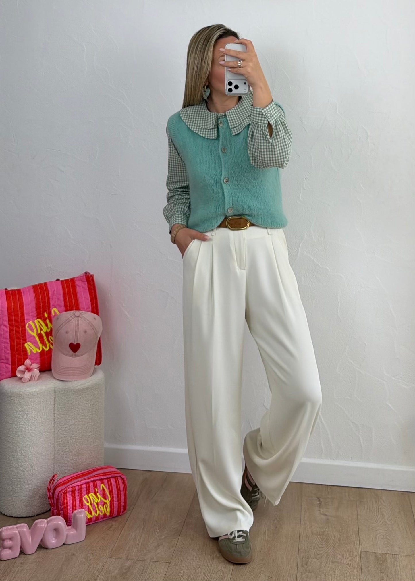 Gilet ADRIANNA Turquoise