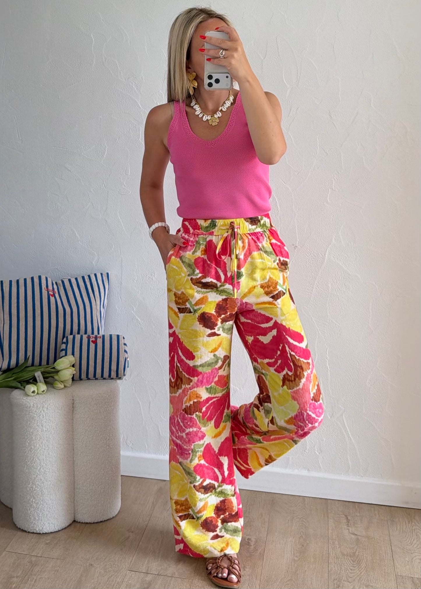 Pantalon MARINE Fuschia