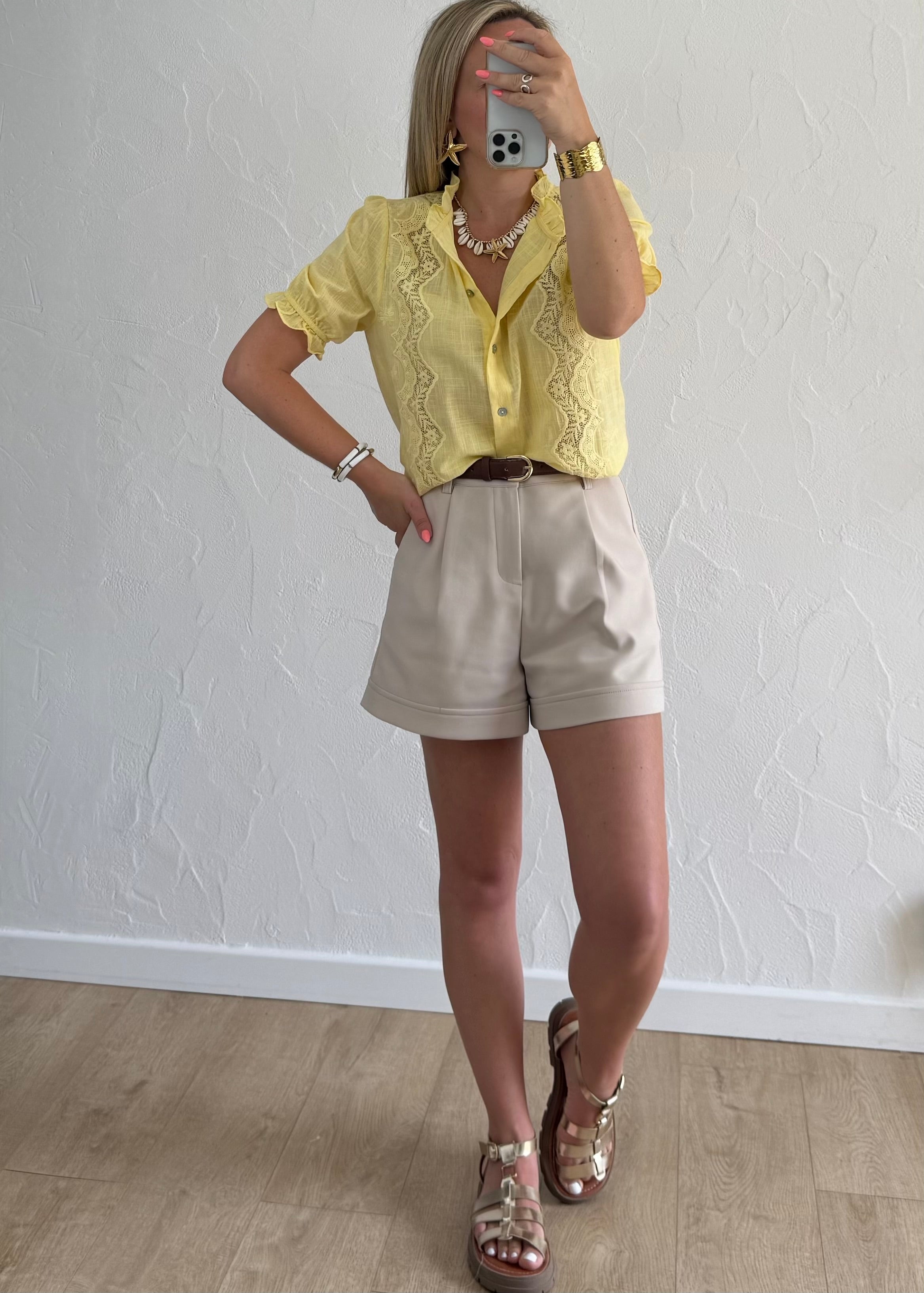 Chemisier Sharlie Jaune