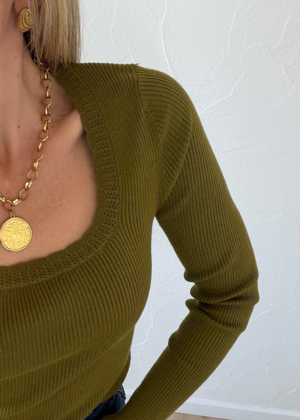 Top Maéva olive