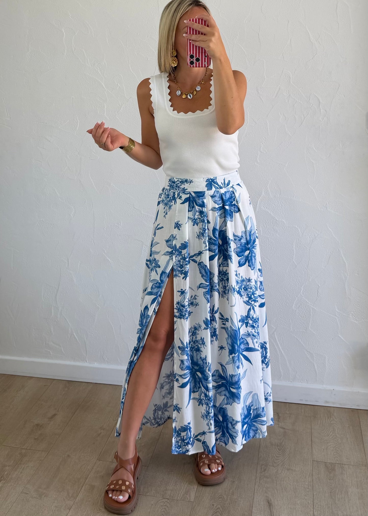 Jupe VALENTINE Bleu