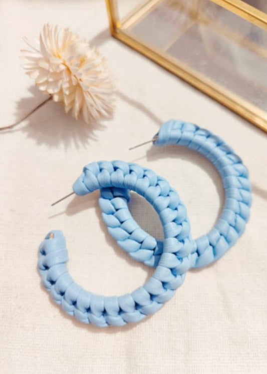Boucles d’oreilles Bleu