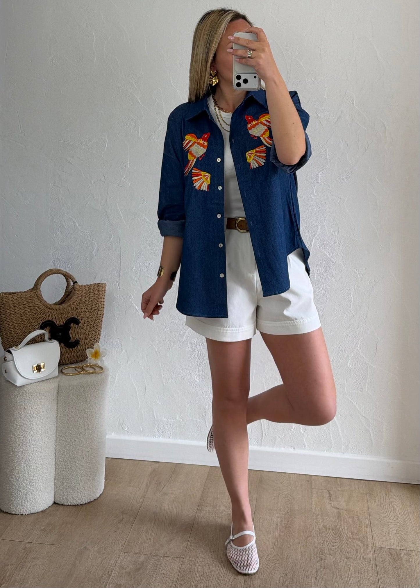 Chemise AUROLINE Bleu