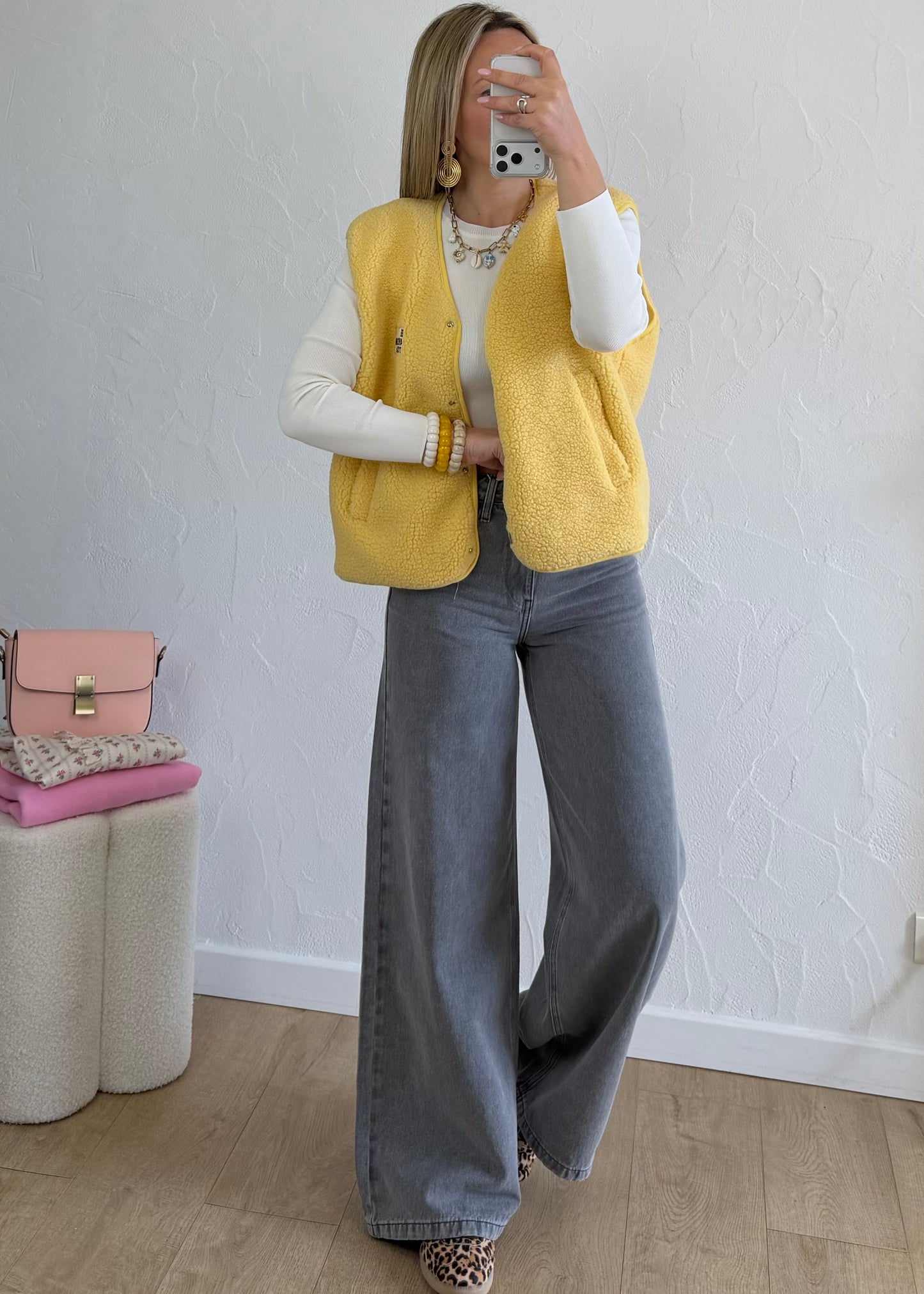 Gilet « BE AWESOME TODAY » Jaune