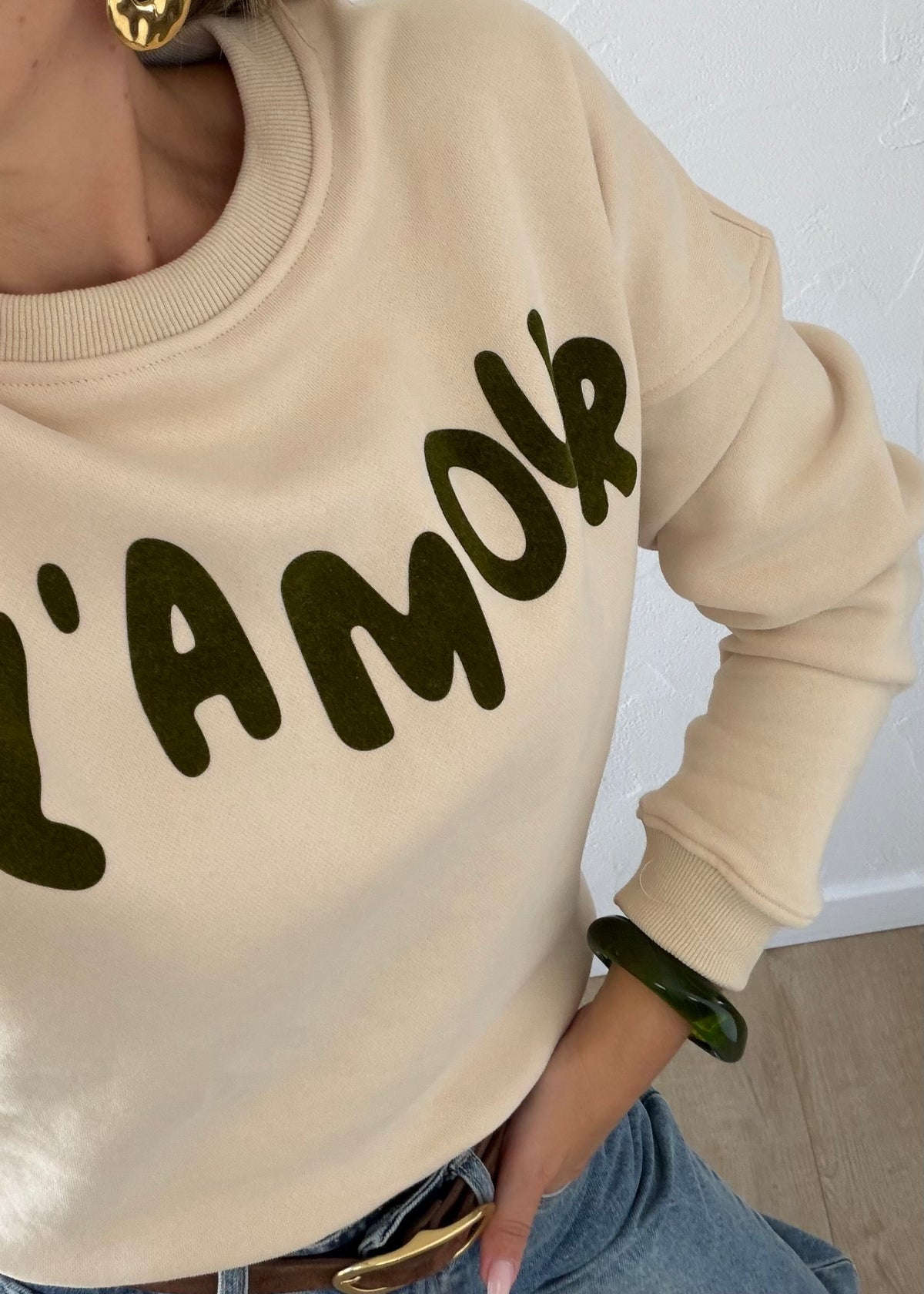 Sweat Calista beige