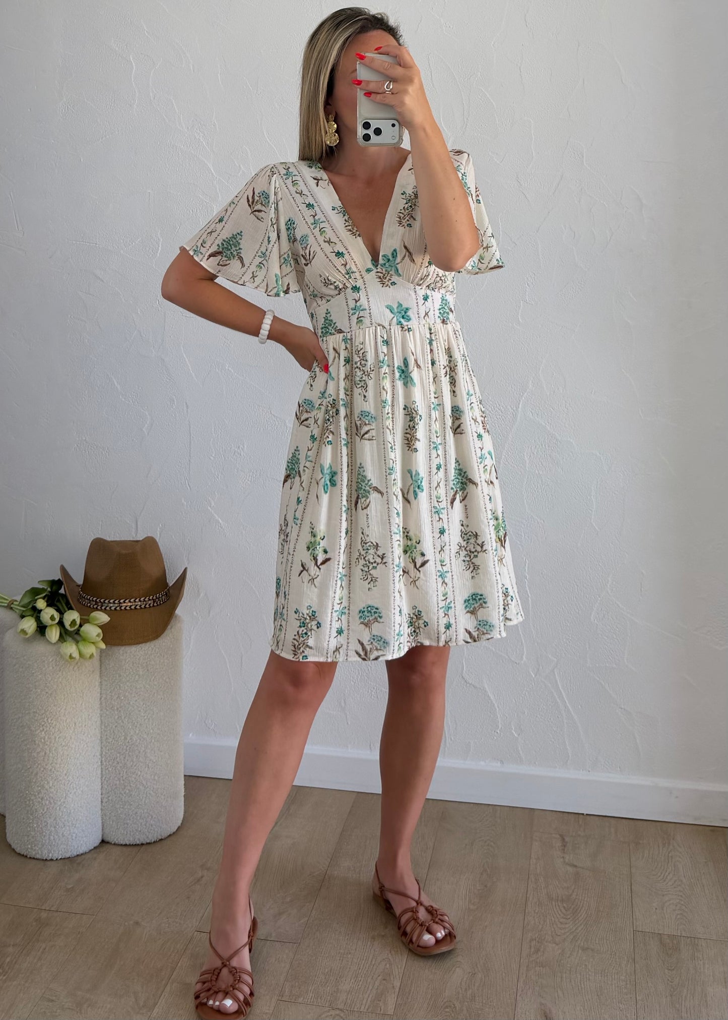 Robe DOTTIE Vert