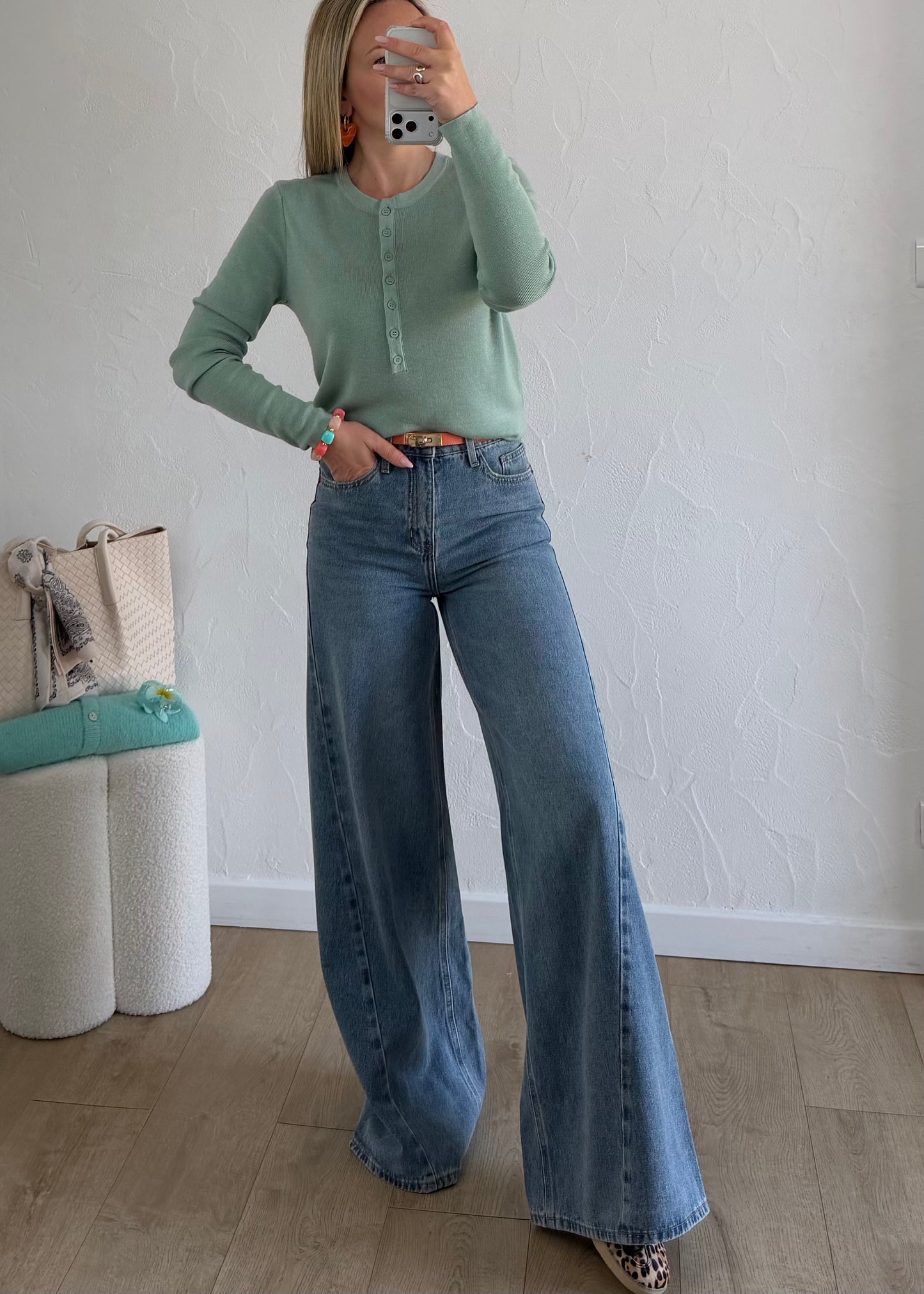 Sous-pull MAELLE Turquoise