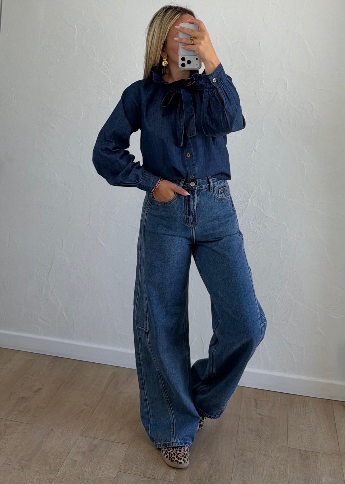 Blouse Alizée bleu