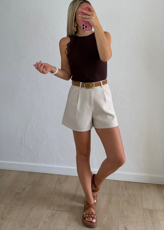 Short FLAVIE Beige