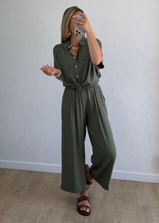 Chemisier LAURA Kaki