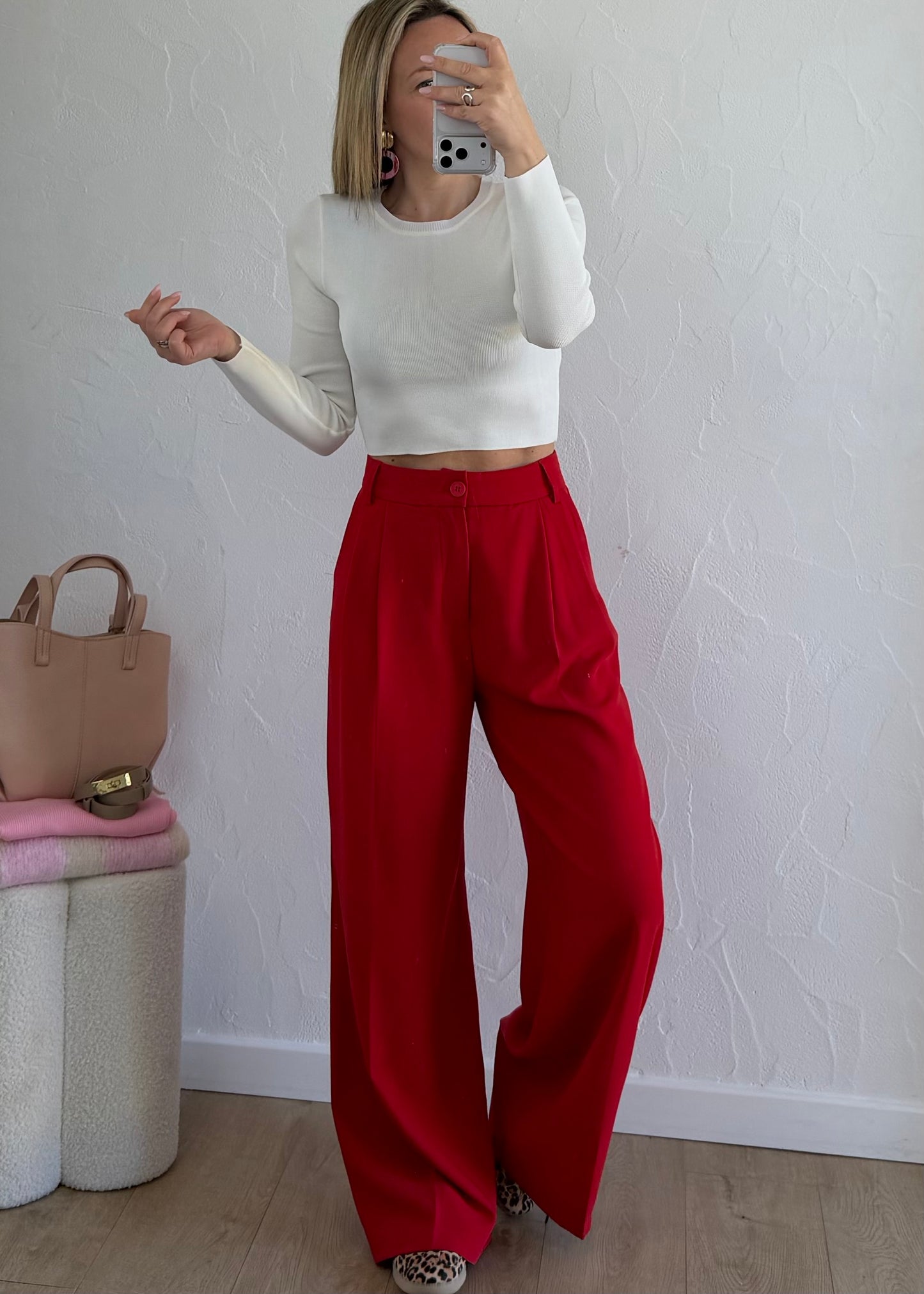 Pantalon CORALIE Rouge 💋