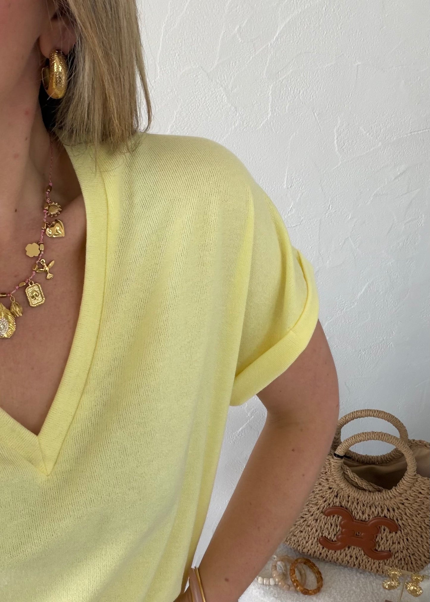T-shirt Lisa Jaune 🍋