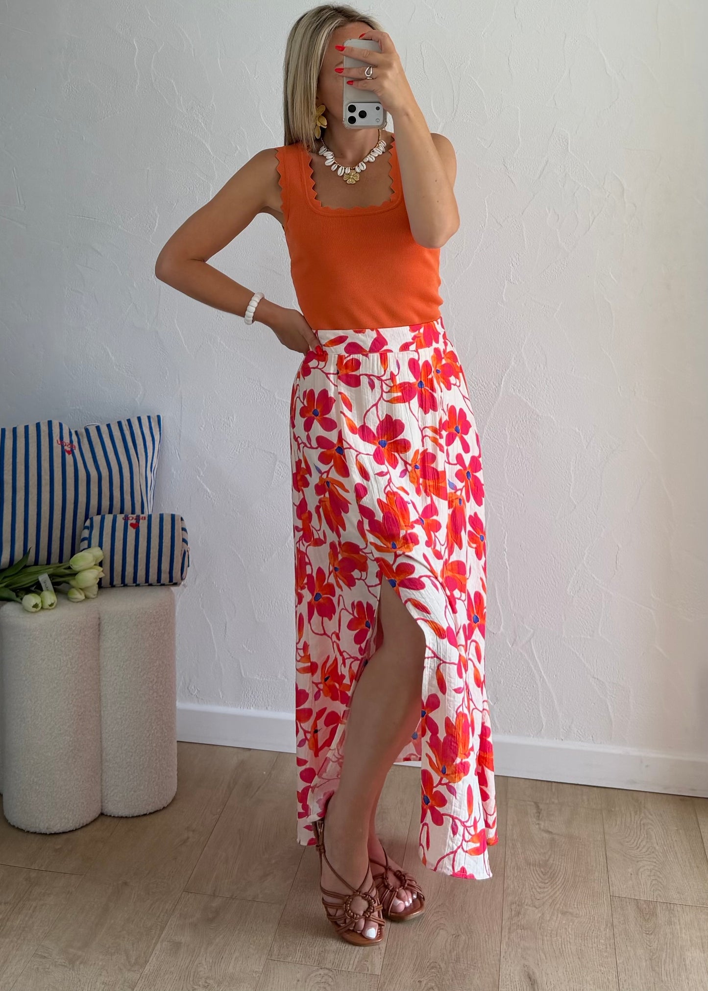 Débardeur ROMANE Orange