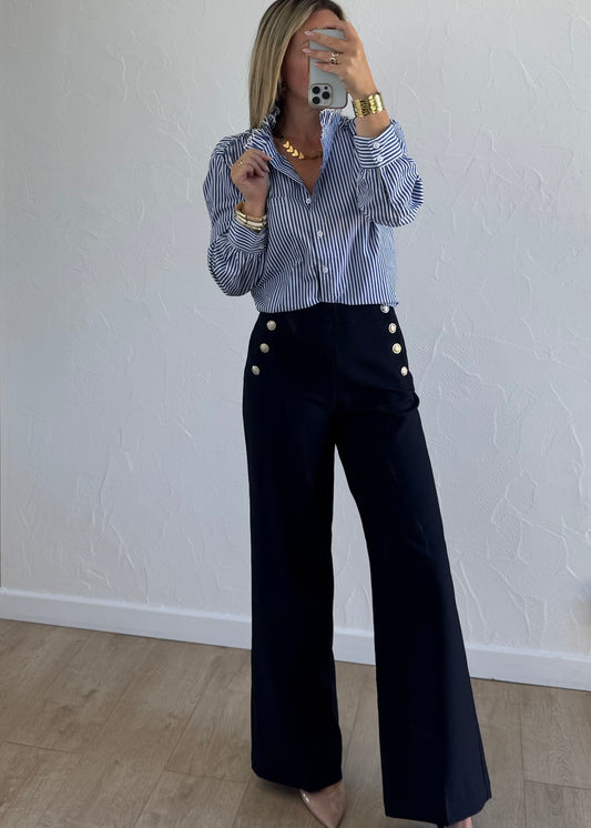 Pantalon MOANA Bleu marine