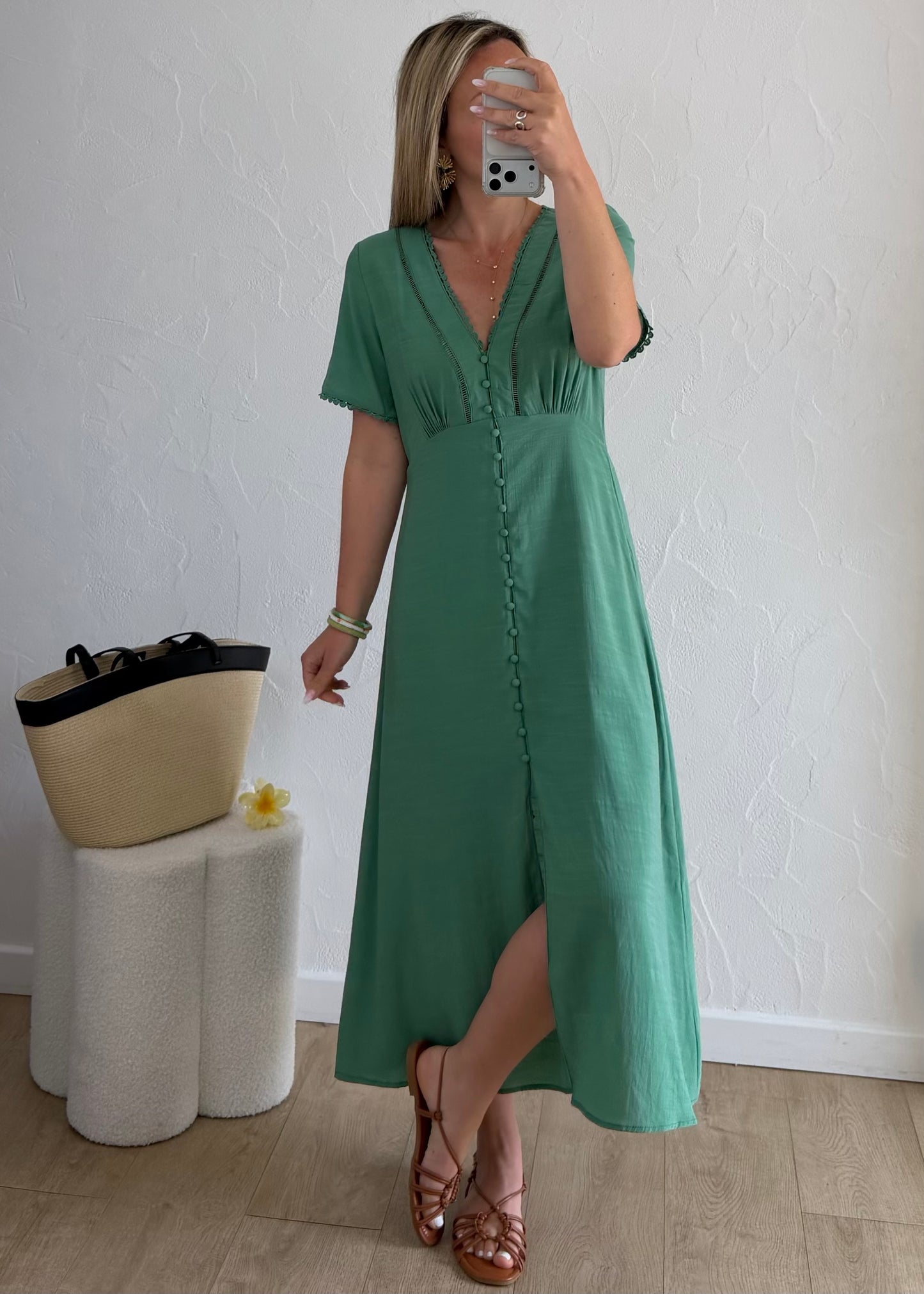 Robe IRINA Vert