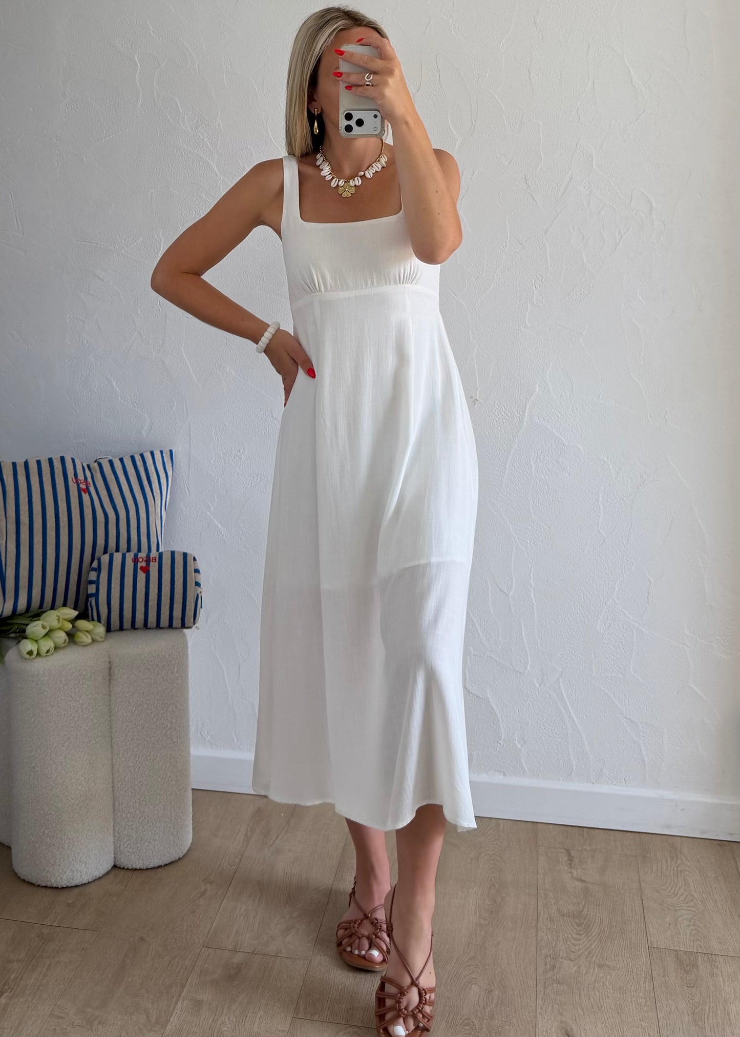 Robe CINDY Blanche