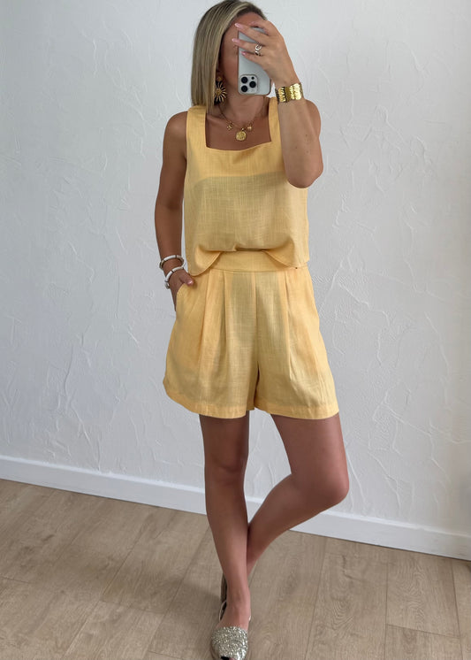 Short Céline Jaune - Orangé