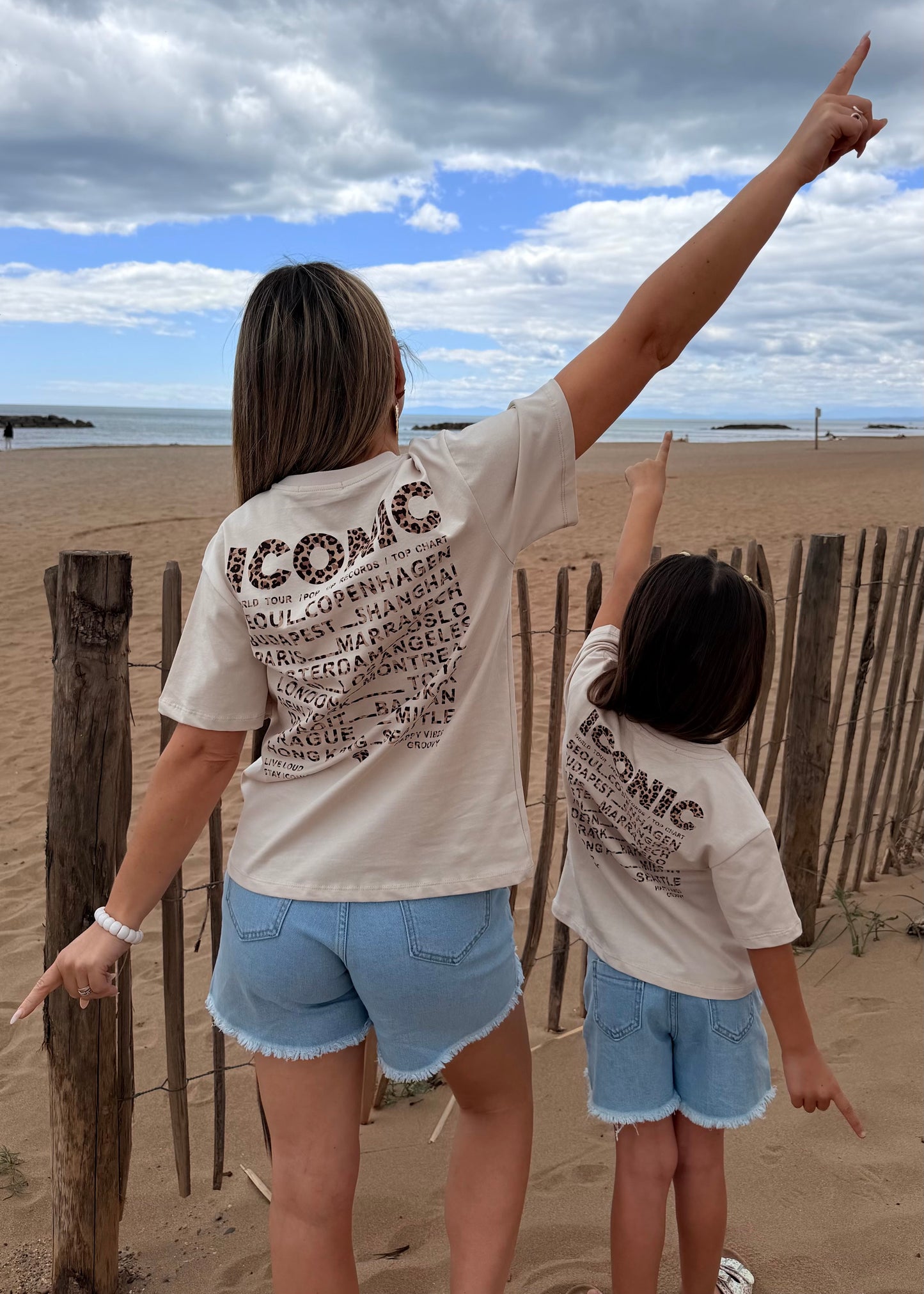 T-SHIRT Iconic Sable 🐆 Adulte