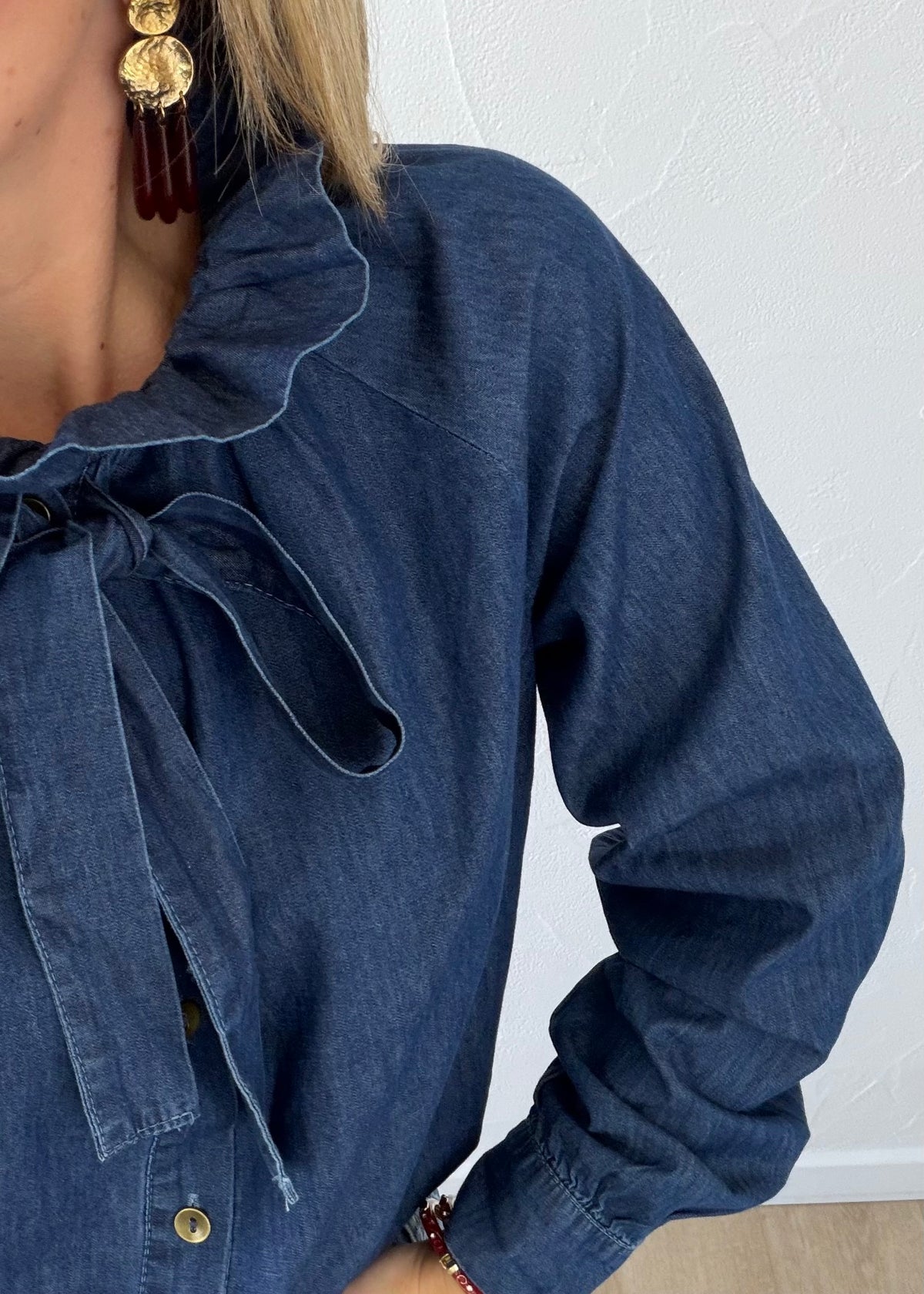 Blouse Alizée bleu