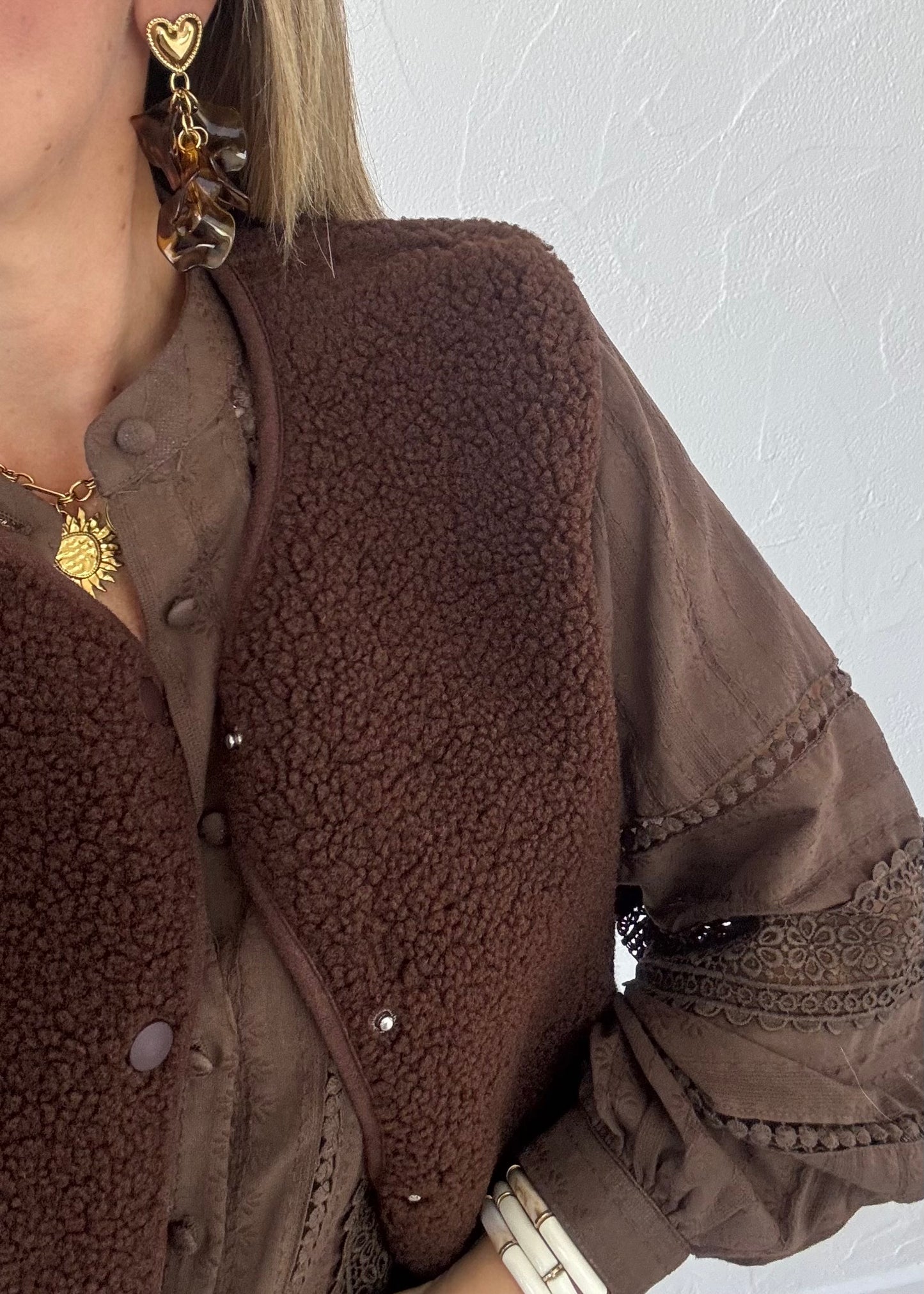 Veste LOUISE Chocolat