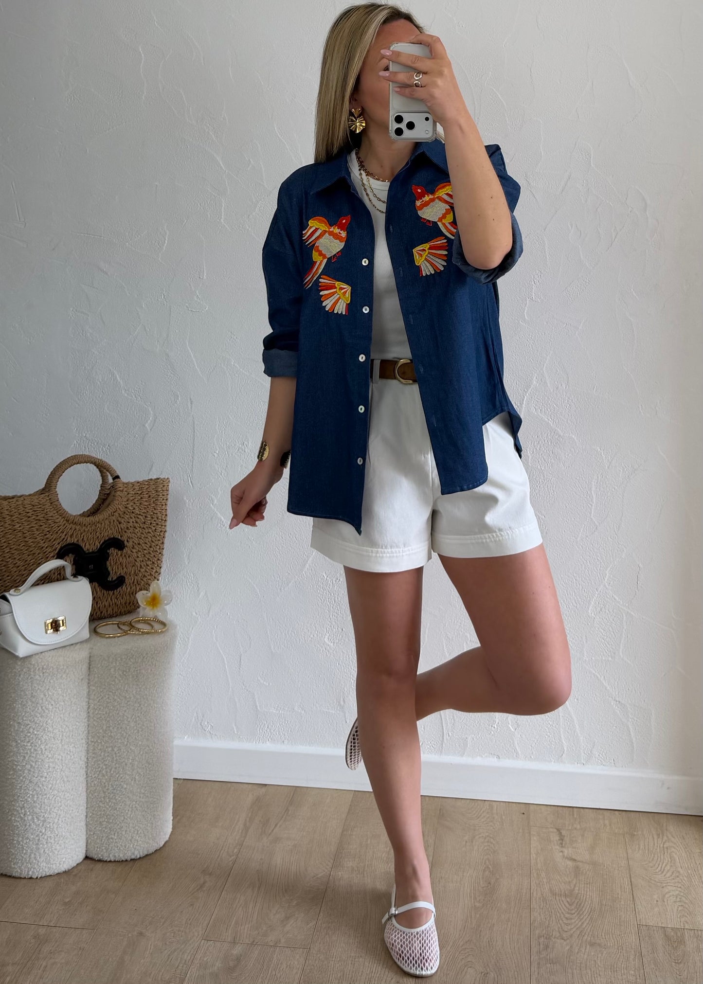 Chemise AUROLINE Bleu