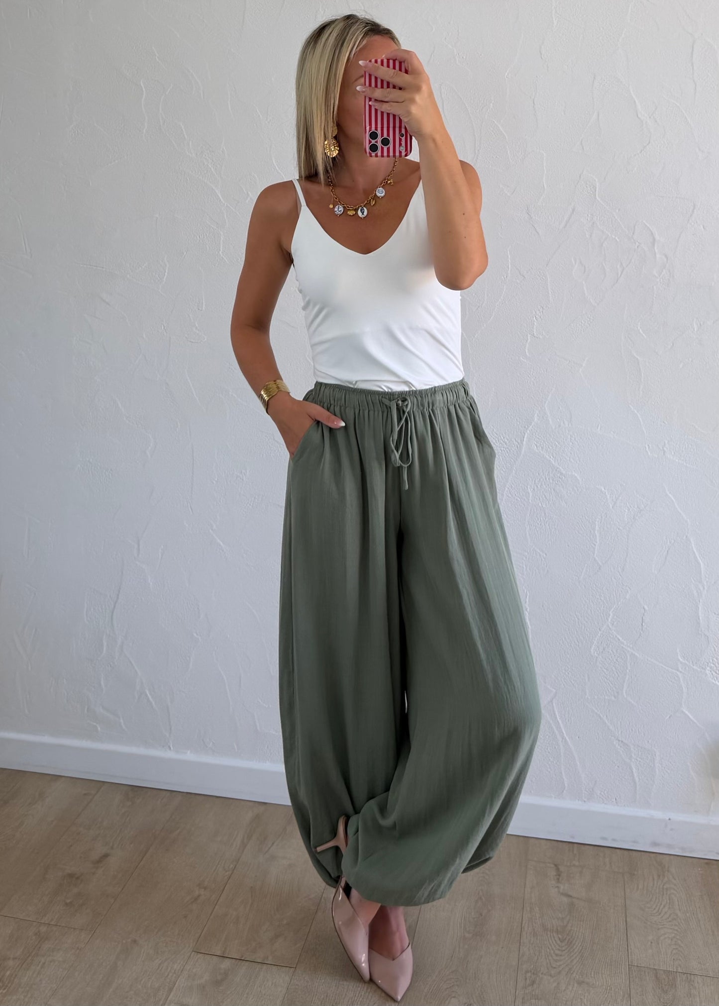 Pantalon NINON Kaki