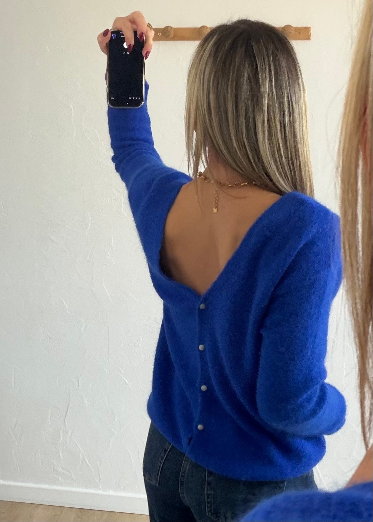 Gilet Elisa bleu électrique
