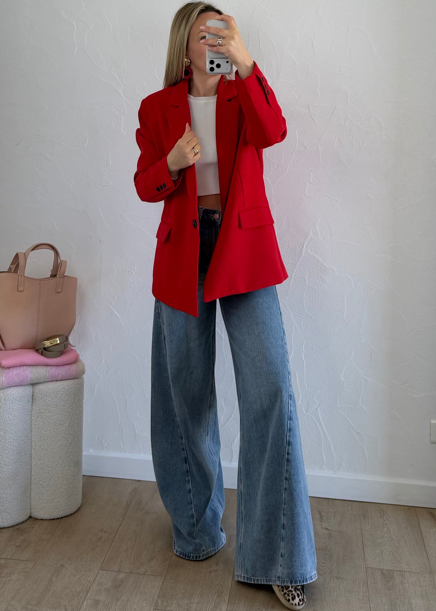 Blazer CORALIE Rouge
