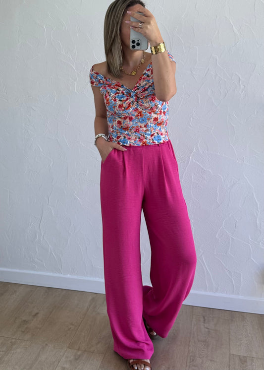 Pantalon Paula Rose
