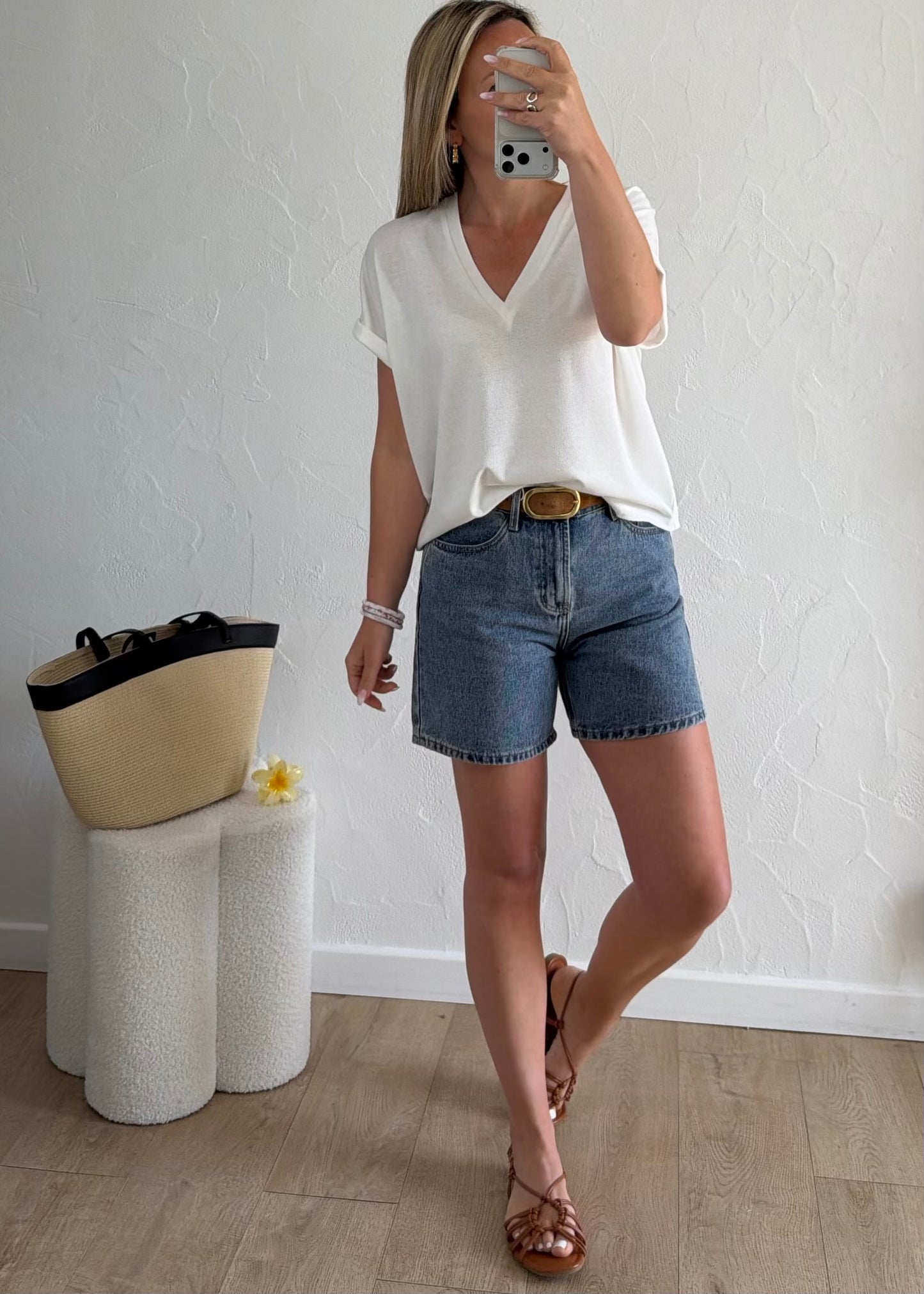 T-shirt Lisa Blanc
