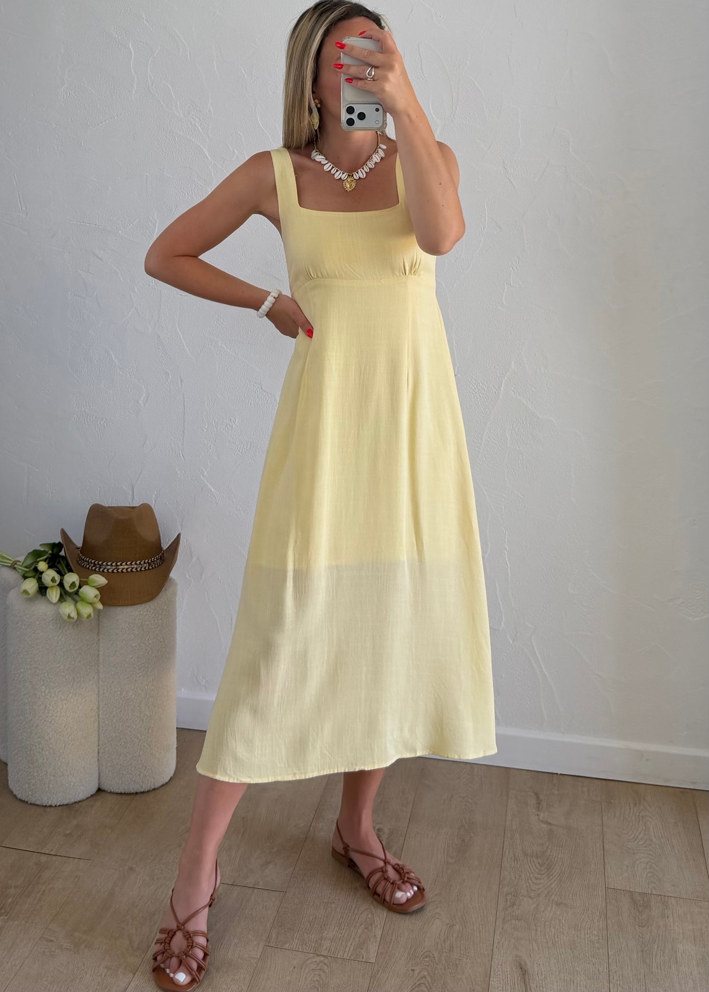Robe CINDY Jaune