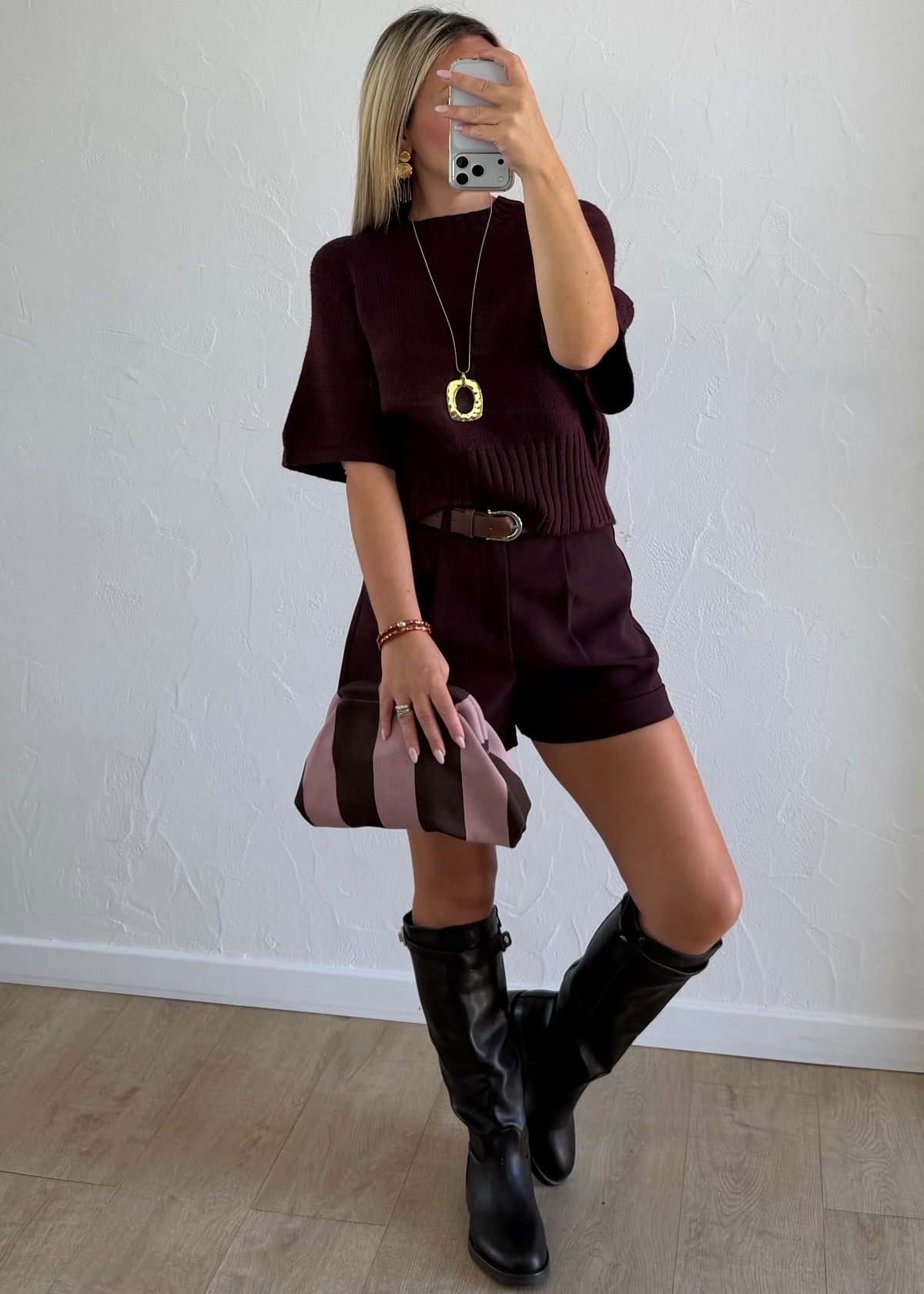 Short FLAVIE Bordeaux