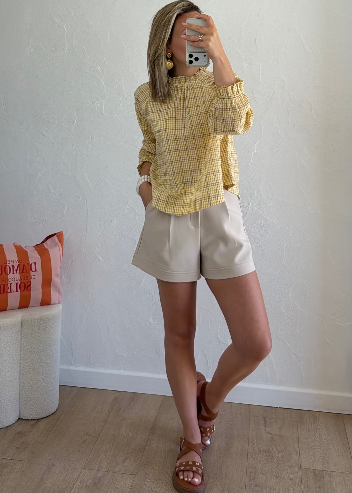 Chemisier AVA Jaune