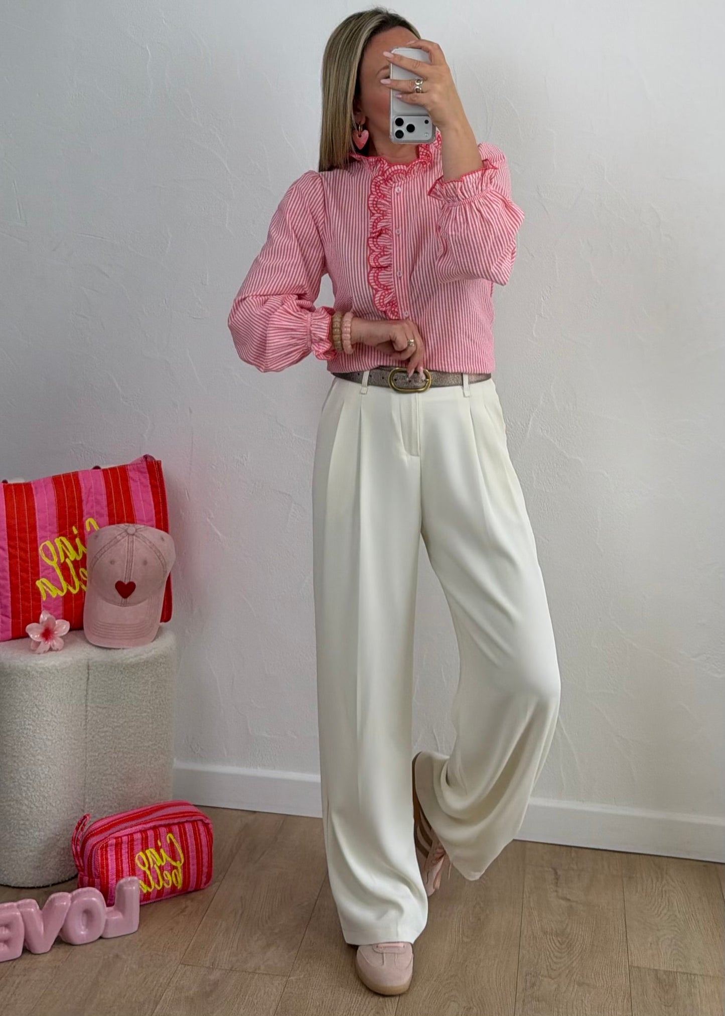 Chemisier ALISON Corail