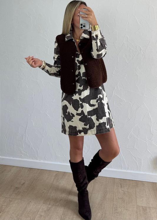 Veste LOUISE Chocolat