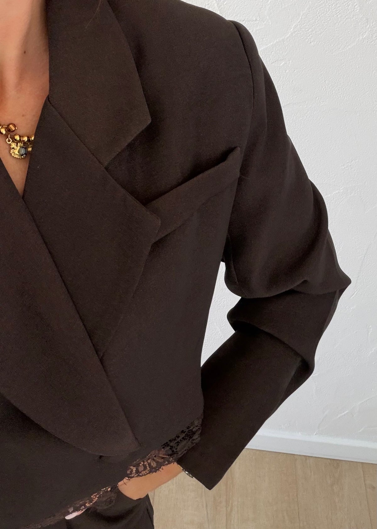 Blazer Jenna chocolat