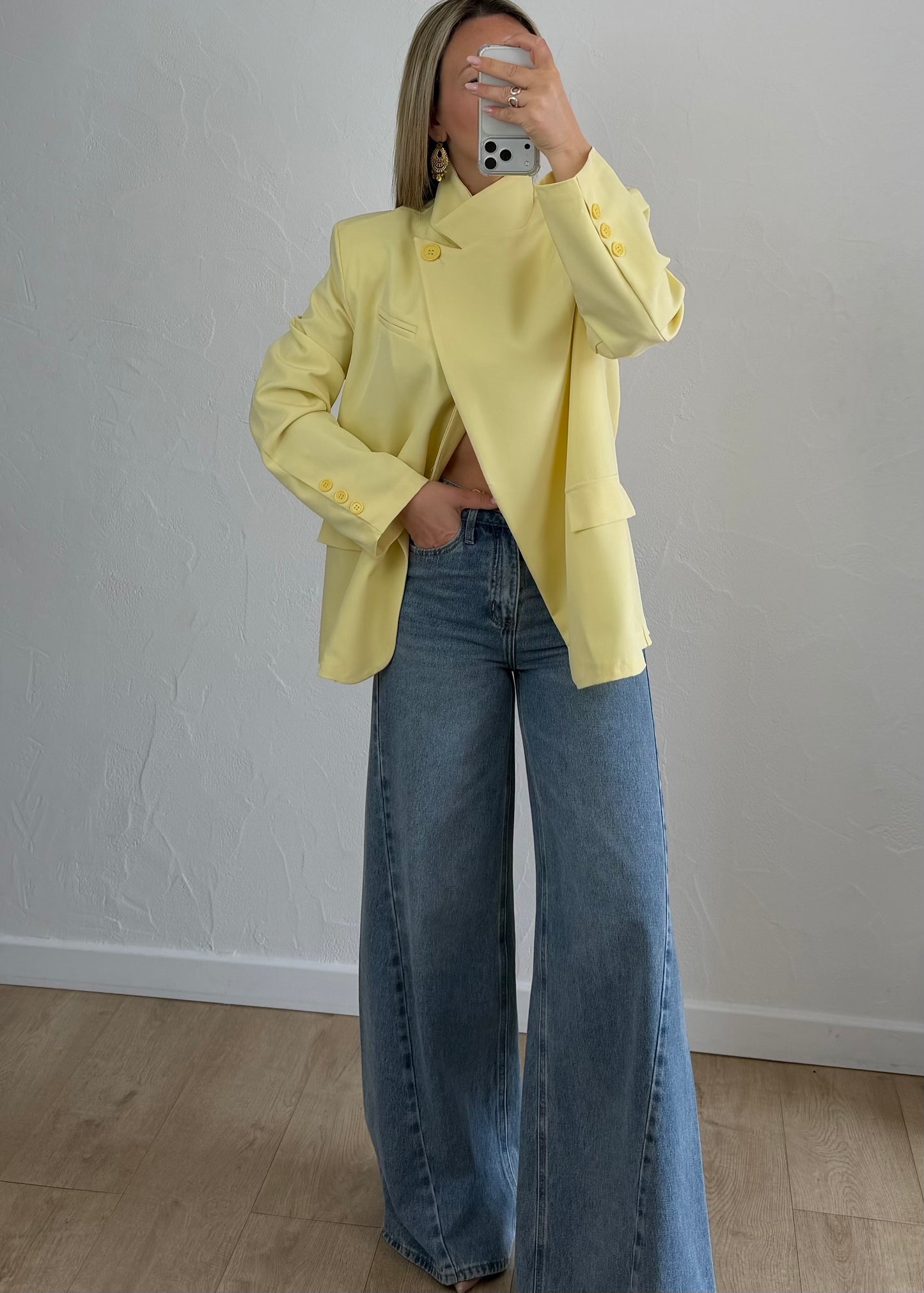 Blazer EULALIE Jaune