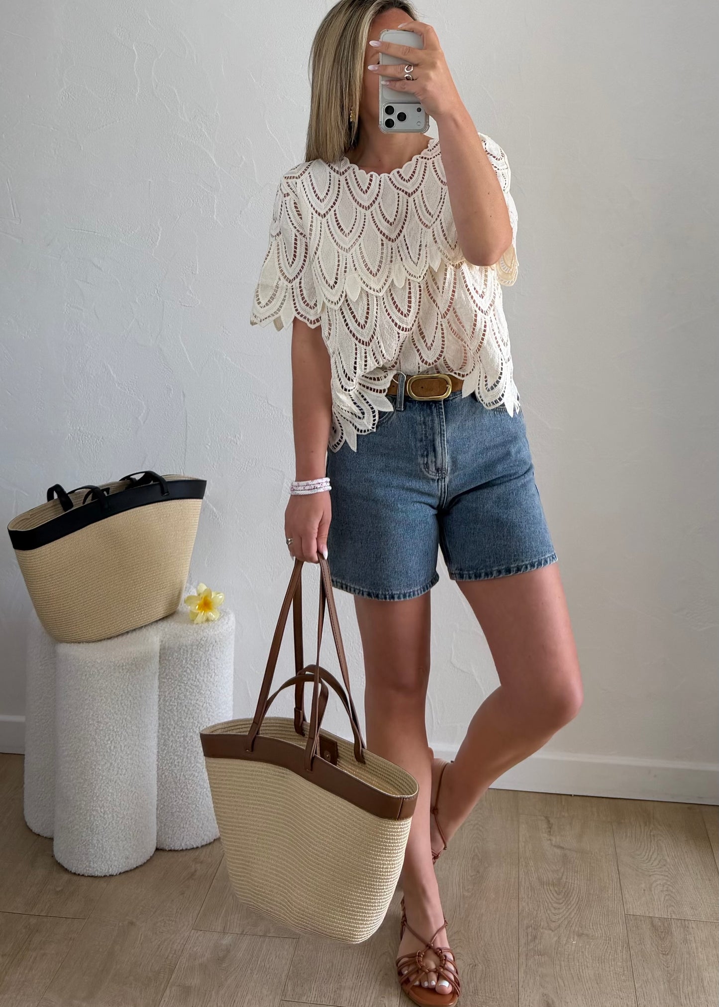 Haut INÈS Beige