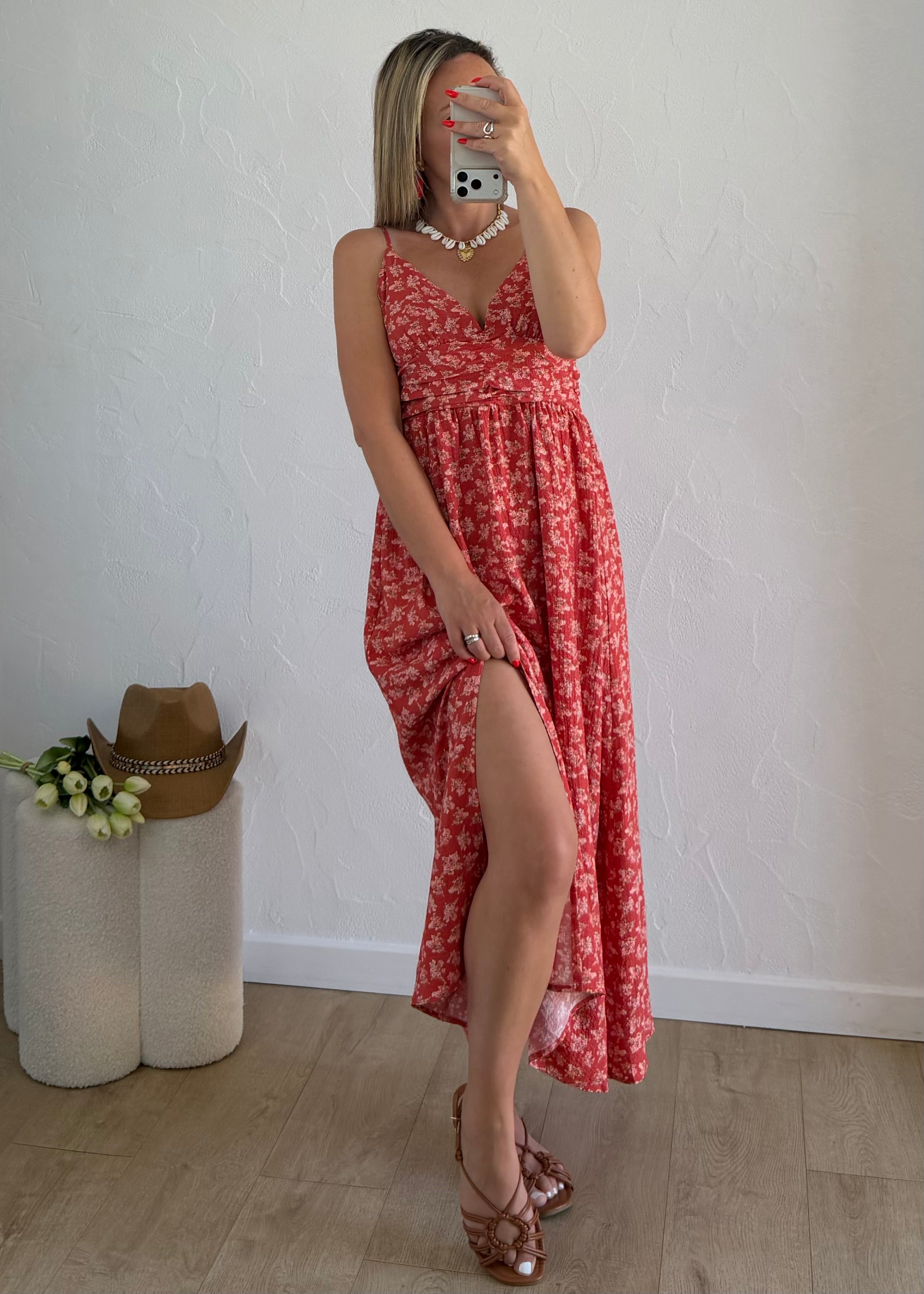 Robe LORRAINE Rouge