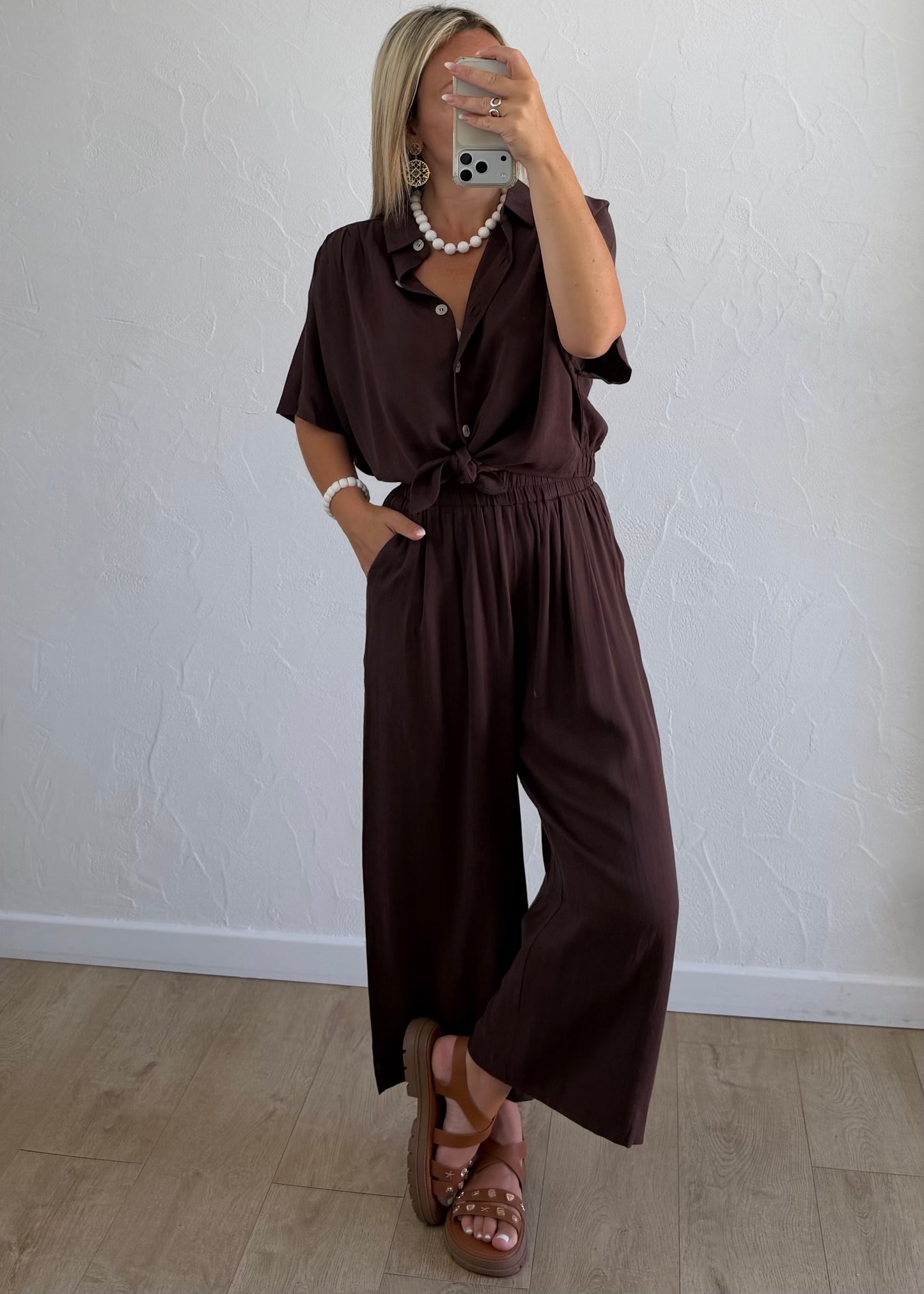 Pantalon JUNE Choco