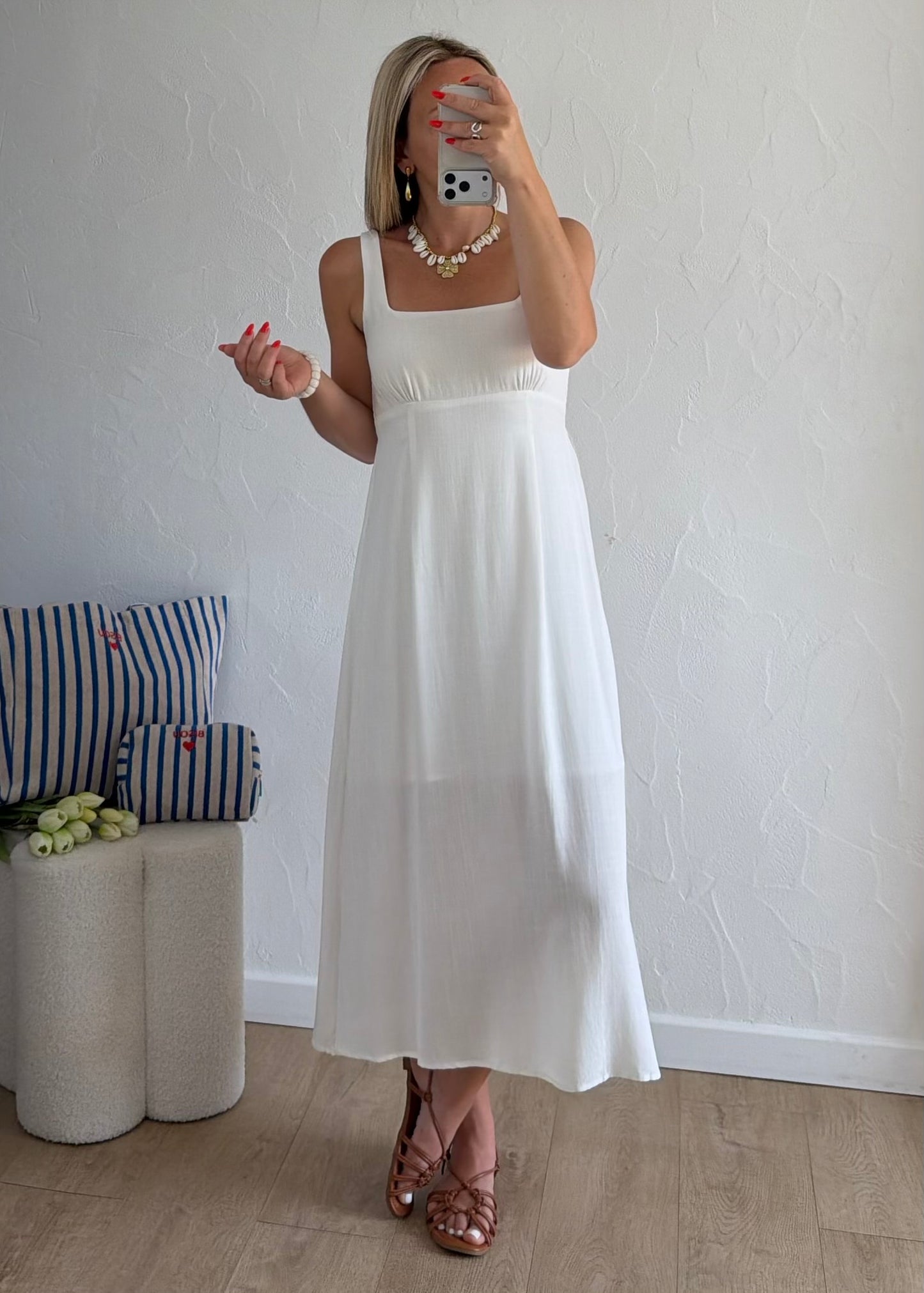 Robe CINDY Blanche