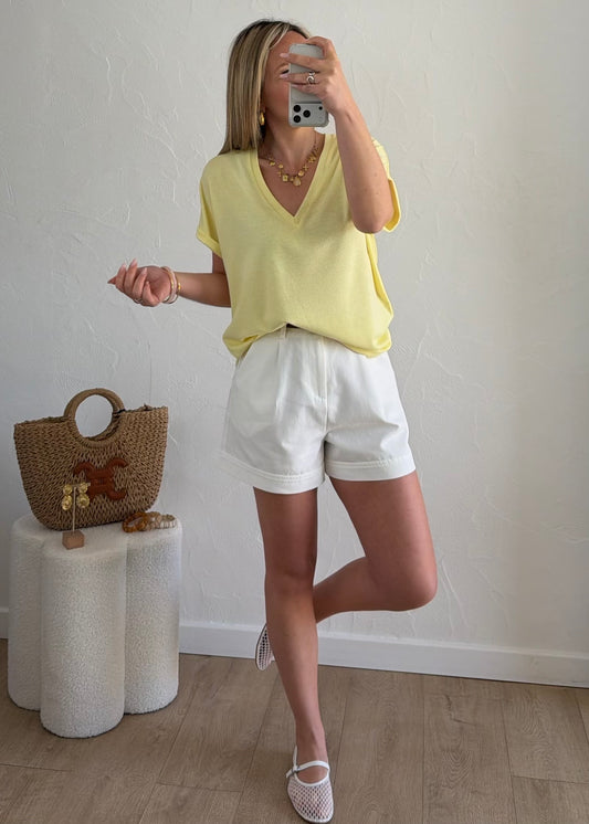 T-shirt Lisa Jaune 🍋