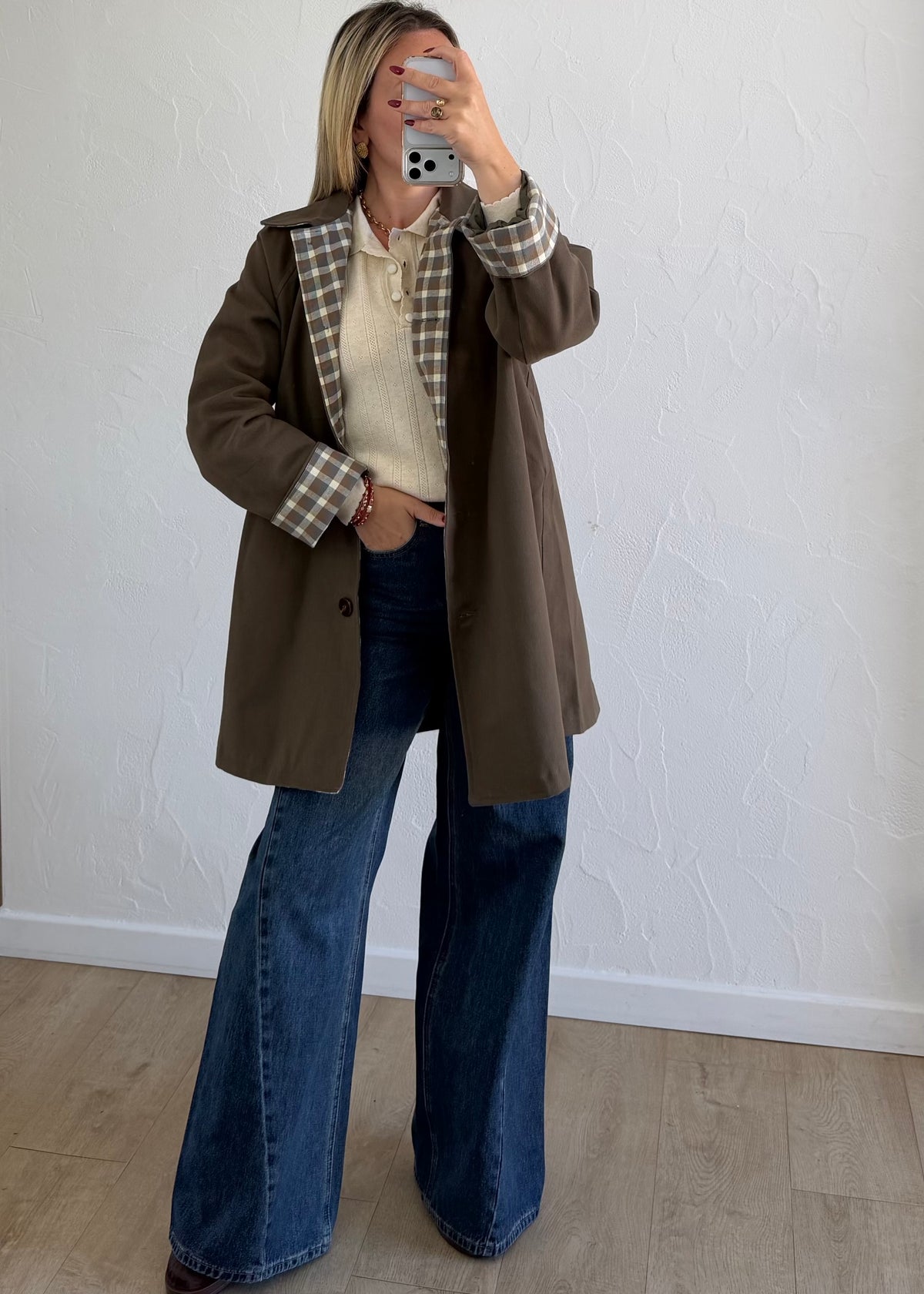 Trench Adeline kaki