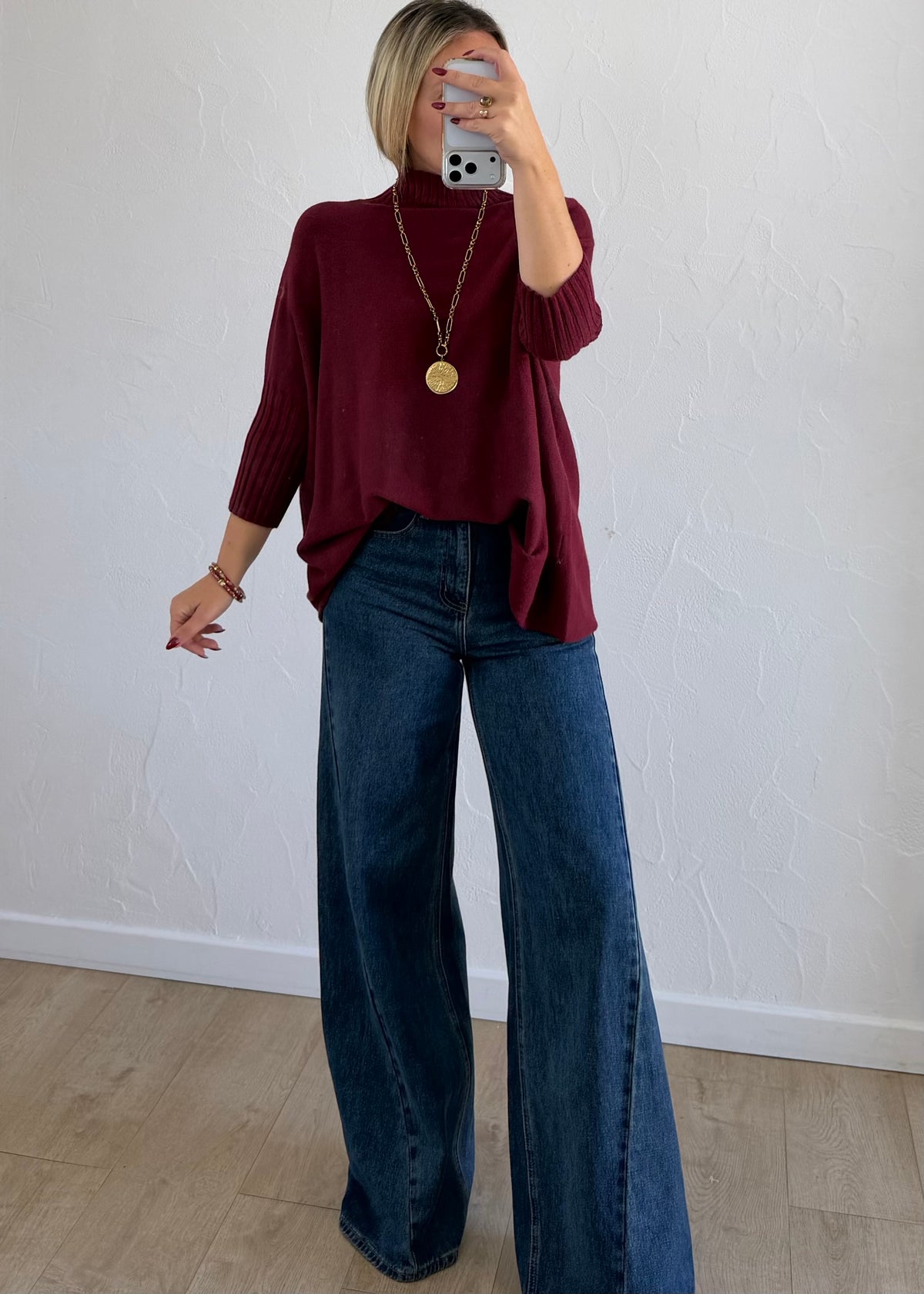 Pull Archie bordeaux