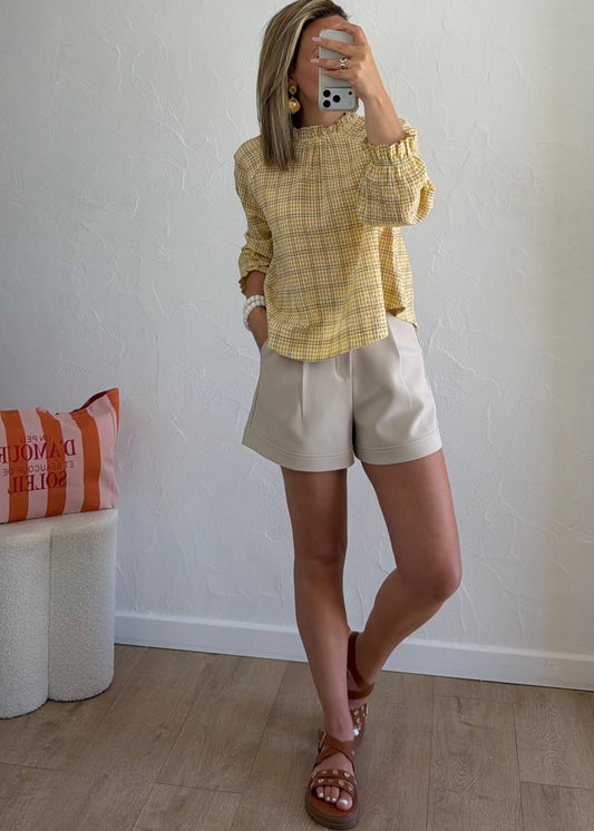Chemisier AVA Jaune