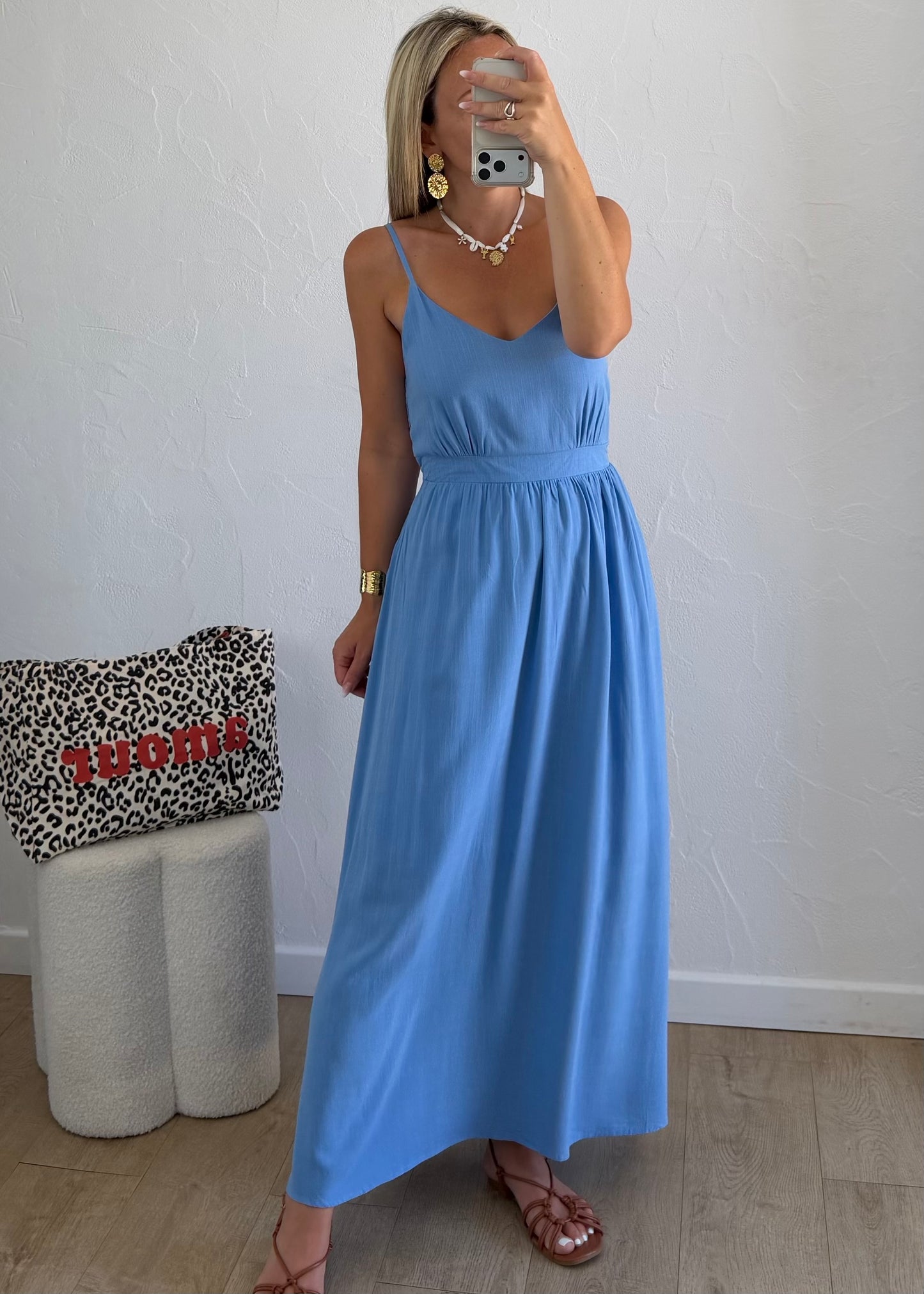 Robe FLORA Bleu