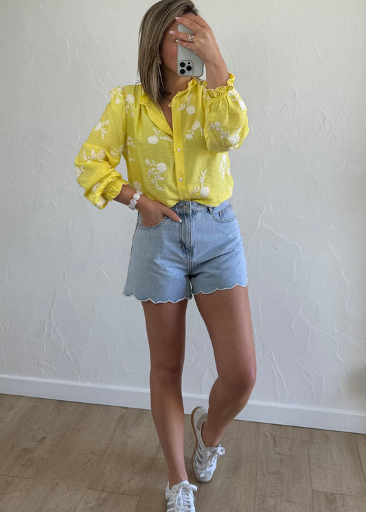 Chemisier Ambre Jaune