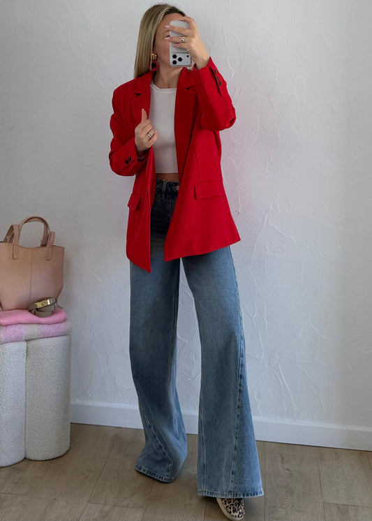Blazer CORALIE Rouge