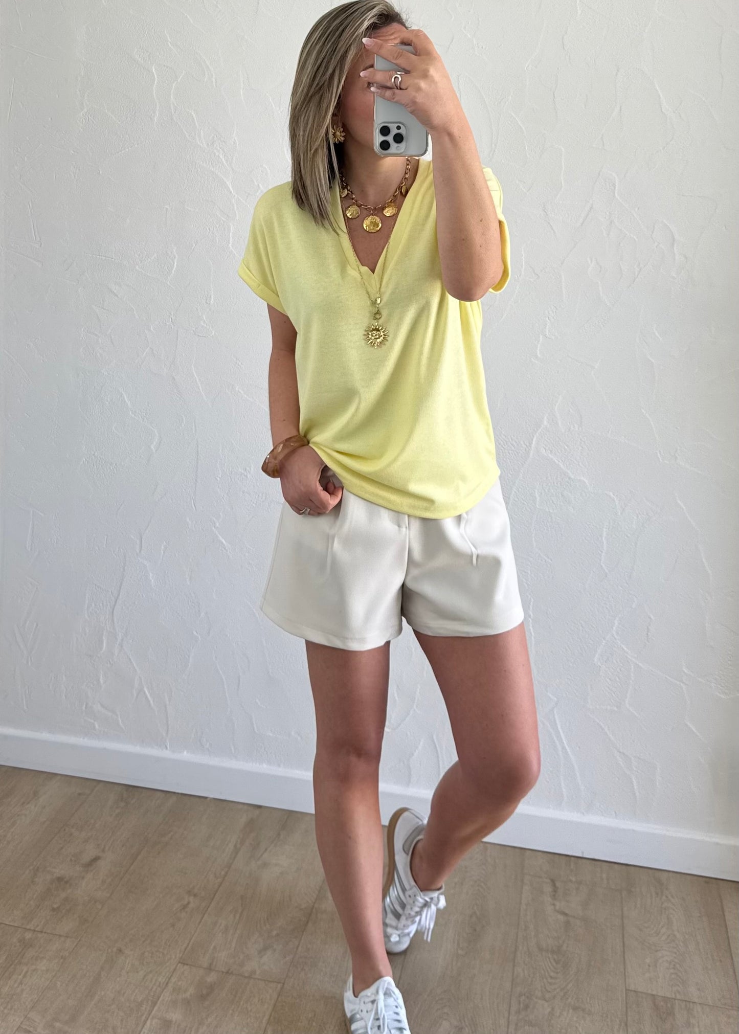 Haut Claudine Jaune