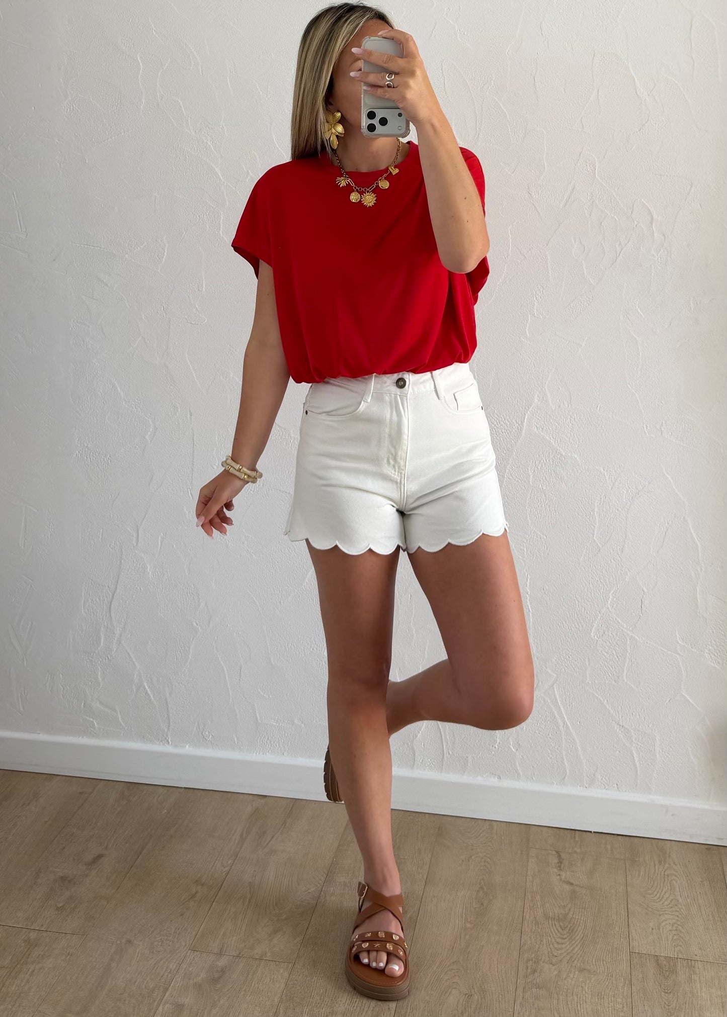 Tee-shirt ELWYN Rouge
